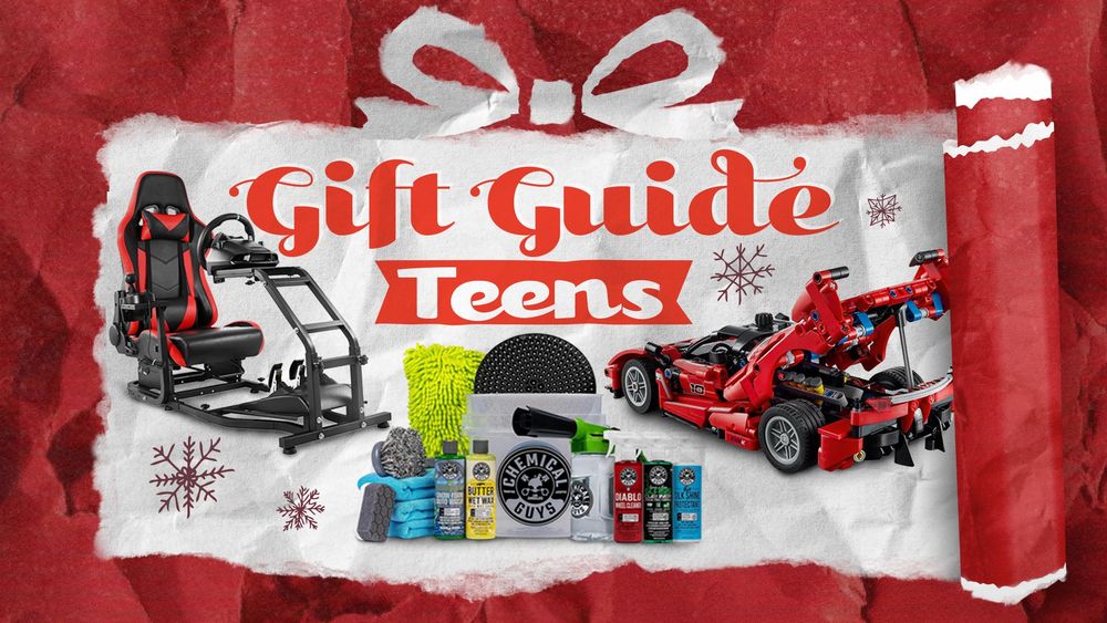 Practical, fun, and frivolous, these automotive-themed gifts are rated “T” for teen.