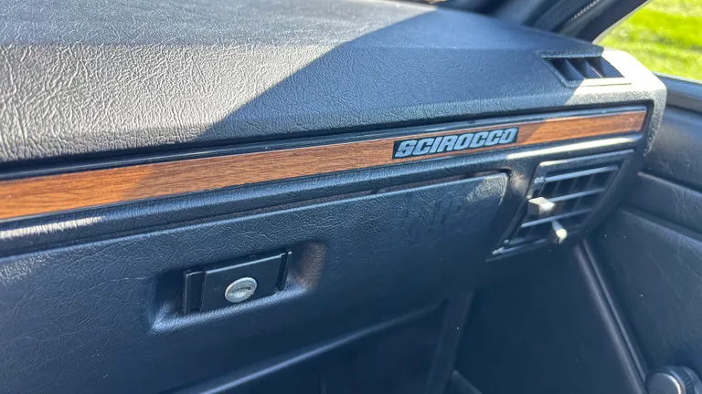 1981 Scirocco Interior Detail