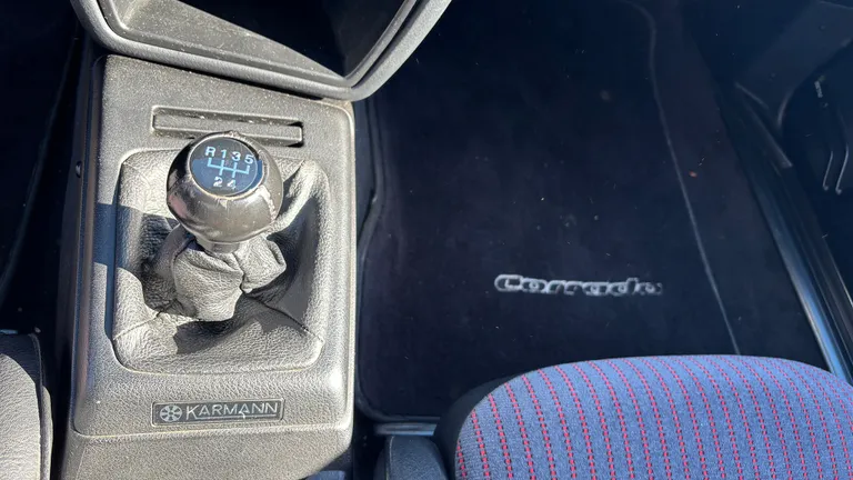 1990 Corrado Shifter Floor Mat Detail