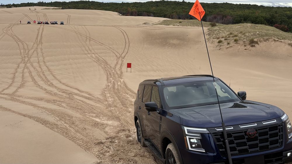 We tested Nissan’s biggest, Patrol-based SUV at a glorious Michigan sand dunes playground to see how it stacks up.