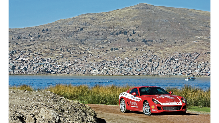003 ferrari 599 lake titicaca death road bolivia drive